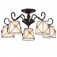 потолочная люстра arte lamp 72 a5495pl-5br в Хабаровске
