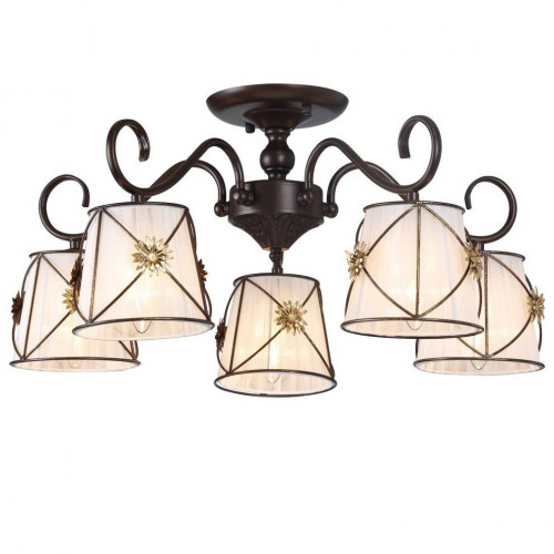 потолочная люстра arte lamp 72 a5495pl-5br в Хабаровске