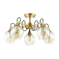 потолочная люстра lumion megan 3777/5c желтая в Хабаровске
