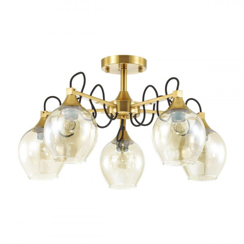 потолочная люстра lumion megan 3777/5c желтая в Хабаровске