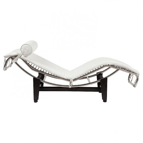 шезлонг chaise longue lc4 белый в Хабаровске