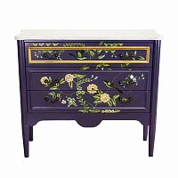 комод с росписью из цветов florentina фиолетовый в Хабаровске