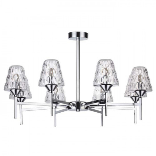 потолочная светодиодная люстра lumion gerana 3598/48cl хром в Хабаровске