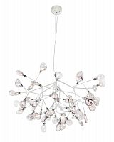 подвесная светодиодная люстра crystal lux evita sp63 white/transparent белая в Хабаровске