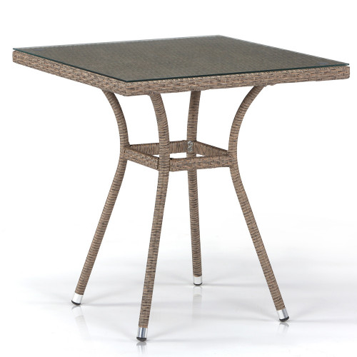 стол из иск. ротанга t282bnt-w56-70x70 light brown в Хабаровске
