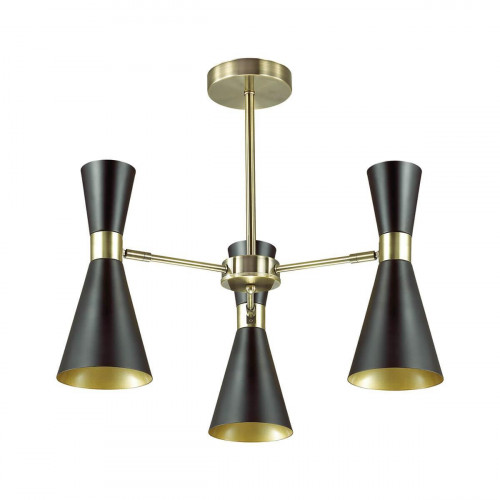 потолочная люстра lumion quinn 3662/3c черная в Хабаровске