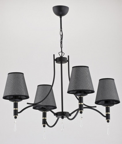 подвесная люстра alfa abil black silver 22964 в Хабаровске