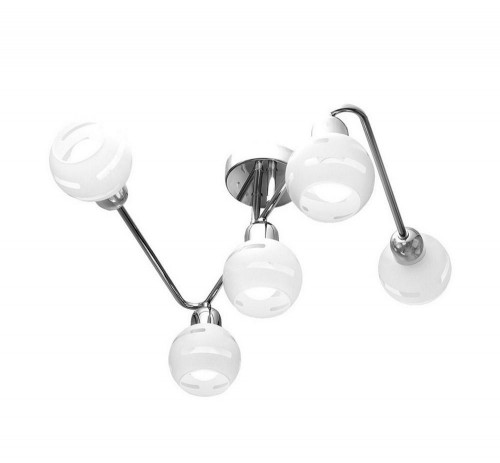 потолочная люстра idlamp agostina 361/5a-whitechrome в Хабаровске