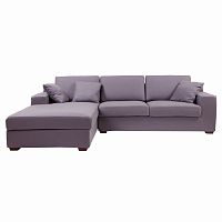диван reid chaise угловой модульный фиолетовый в Хабаровске