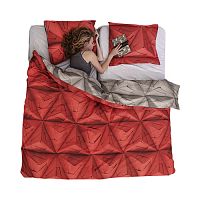 постельное белье оригами красный (200*220) в Хабаровске