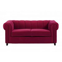 диван kartell прямой двухместный темно-розовый в Хабаровске
