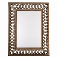 зеркало прямоугольное настенное латунь cross stitch framed в Хабаровске