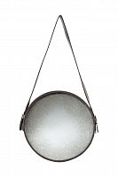 зеркало на ремне круглое металлическое диаметр 38 см iron and rope round в Хабаровске