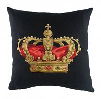 подушка с картинкой короны king crown black в Хабаровске