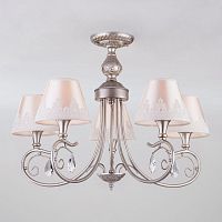 потолочная люстра eurosvet incanto 60069/5 серебро в Хабаровске
