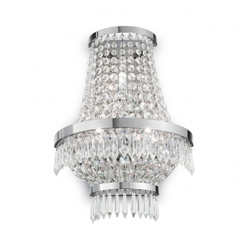 настенный светильник ideal lux caesar ap3 cromo в Хабаровске