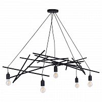 дизайнерская подвесная люстра spot light glenn 9222504 черная в Хабаровске