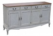 комод четырех дверный mobilier de maison белый, коричневый в Хабаровске