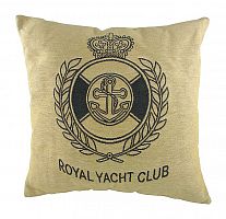 подушка с гербом королевского royal yacht club в Хабаровске