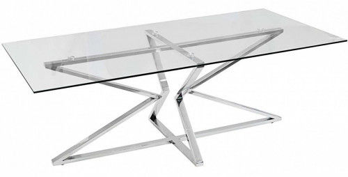 стол журнальный cubic silver хром в Хабаровске
