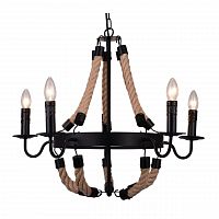 подвесная люстра arte lamp marsiglia a8956lm-5bk в Хабаровске