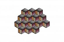 ковер parquet hexagon orange 305x188 от gan в Хабаровске