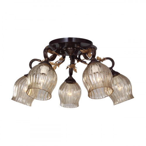 потолочная люстра idlamp brauni 474/5pf-blackpatina в Хабаровске