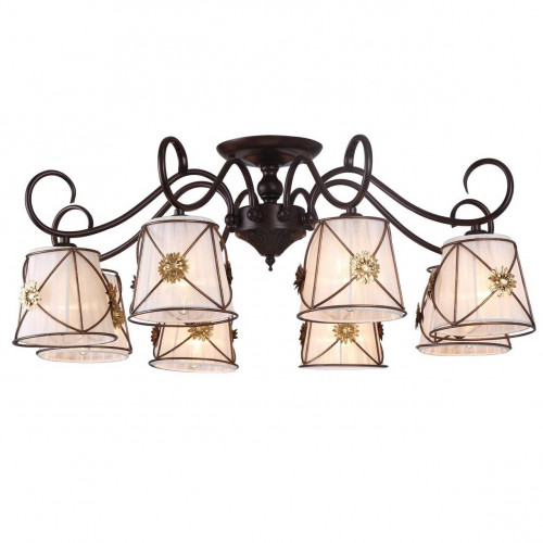 потолочная люстра arte lamp 72 a5495pl-8br в Хабаровске
