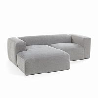диван блок sofa двухместный левый угол серый от la forma (ex julia grup) в Хабаровске