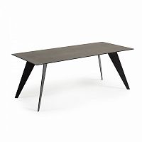 стол nack 200x100 черный c368k09 от la forma (ex julia grup) в Хабаровске