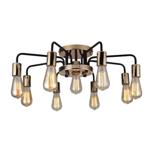 потолочная люстра arte lamp a6001pl-9bk в Хабаровске