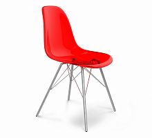 стул dsr красный s37 (eames style) в Хабаровске