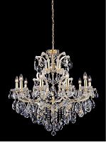 подвесная люстра crystal lux isabel sp11 gold/transparent золото в Хабаровске
