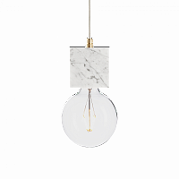 подвесной светильник marmor veldi bianco brass в Хабаровске