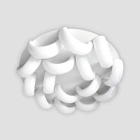 потолочная светодиодная люстра ambrella light orbital cloud fc18/15 wh 300w d1040 в Хабаровске