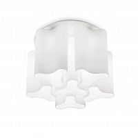 дизайнерская потолочная люстра ideal lux compo pl6 белая в Хабаровске