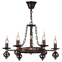 подвесная люстра arte lamp cartwheel a4550lm-6ck в Хабаровске