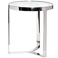 стол журнальный bridge chrome 50*55см хром в Хабаровске