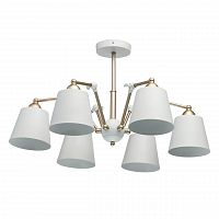 потолочная люстра mw-light таун 6 691011906 белая в Хабаровске