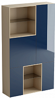шкаф diamond 14 полок ясень, синий в Хабаровске