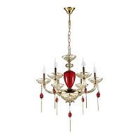 подвесная люстра odeon light donna 3927/6 в Хабаровске