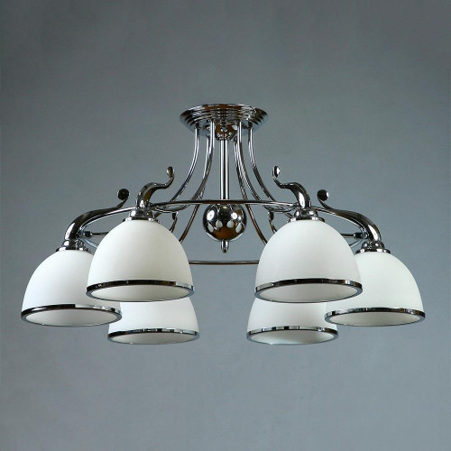потолочная люстра brizzi ma02401cb/006 chrome в Хабаровске