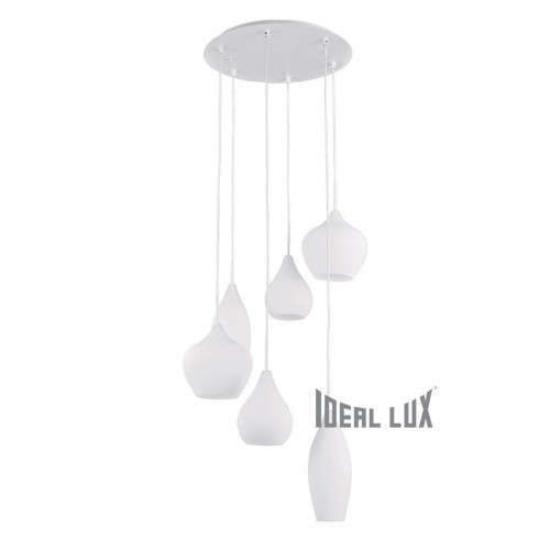 подвесная люстра ideal lux soft sp6 bianco в Хабаровске