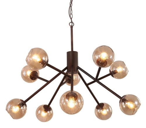 подвесная люстра crystal lux bueno sp-pl10 в Хабаровске