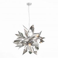 дизайнерская подвесная люстра st luce spiraglio sl453.103.06 хром в Хабаровске