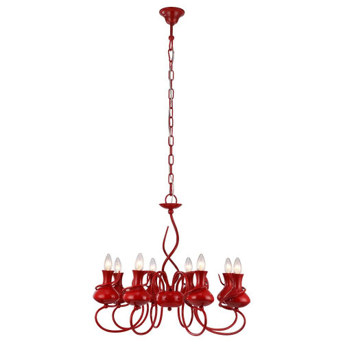 подвесная люстра arte lamp vaso a6819lm-8rd в Хабаровске