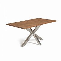 стол arya 180x100 st.steel matt, античный дуб c790m90 от la forma (ex julia grup) в Хабаровске