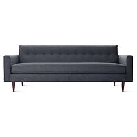диван bantam sofa большой прямой пепельно-серый в Хабаровске