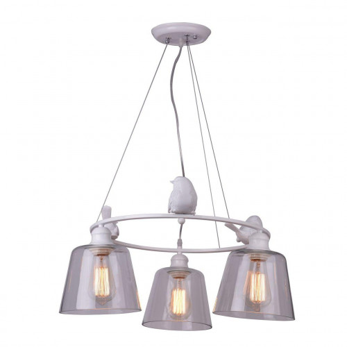 подвесная люстра arte lamp passero a4289lm-3wh в Хабаровске