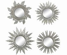 комплект зеркал-солнце в серебряных рамах silver sunny, 4 штуки в Хабаровске